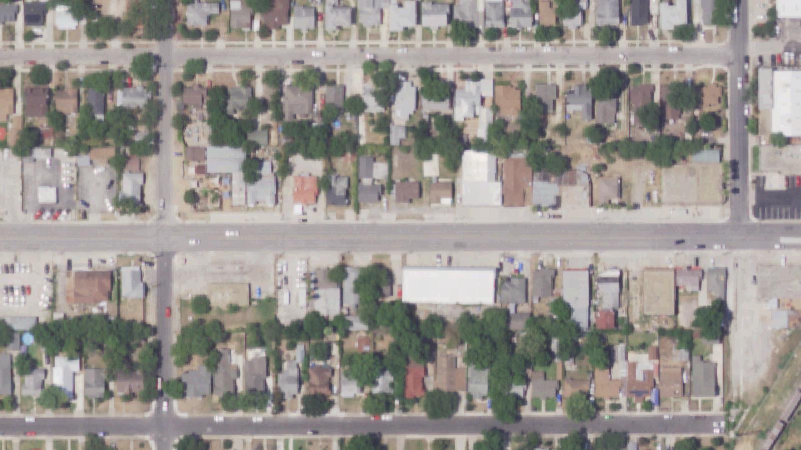 Aerial survey view of Forgotten Dollhouse Museum (The Haunted Dollhouse)
