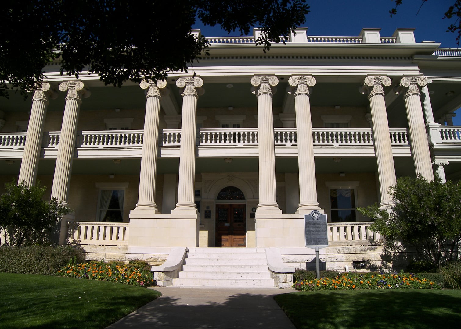 Hotel Ella, the restored 1900 Goodall Wooten House in Greek Revival style at 1900 Rio Grande Street in Austin, Texas
