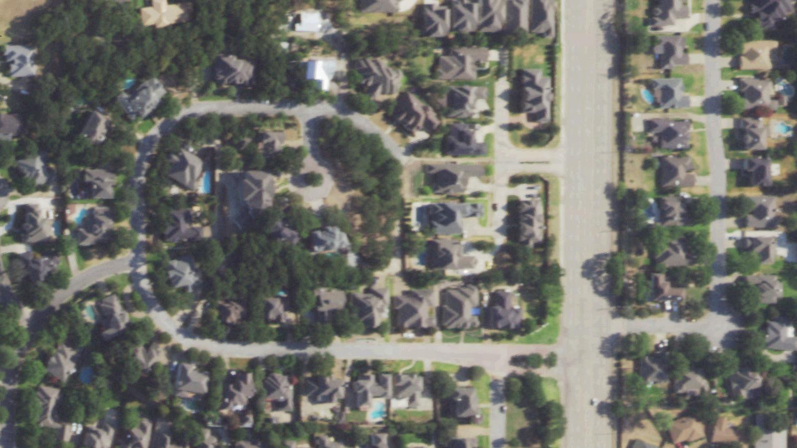 Aerial survey view of Knob Hill