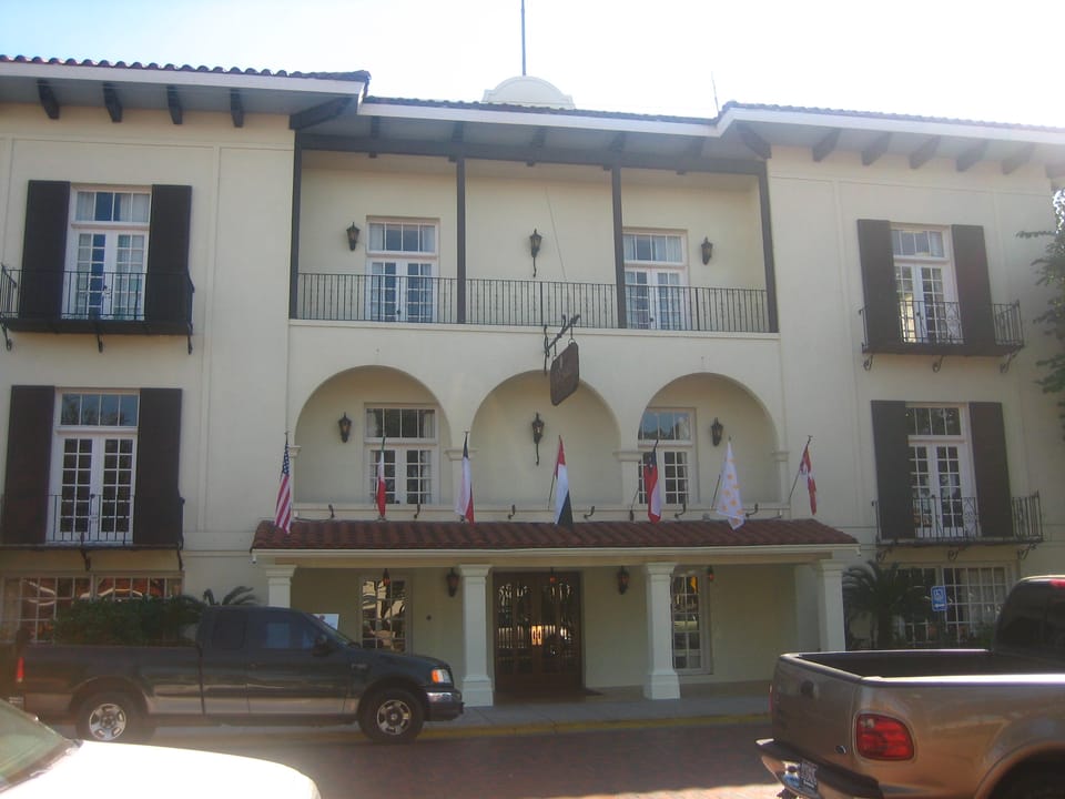 La Posada Hotel historic Spanish Colonial exterior in Laredo Texas