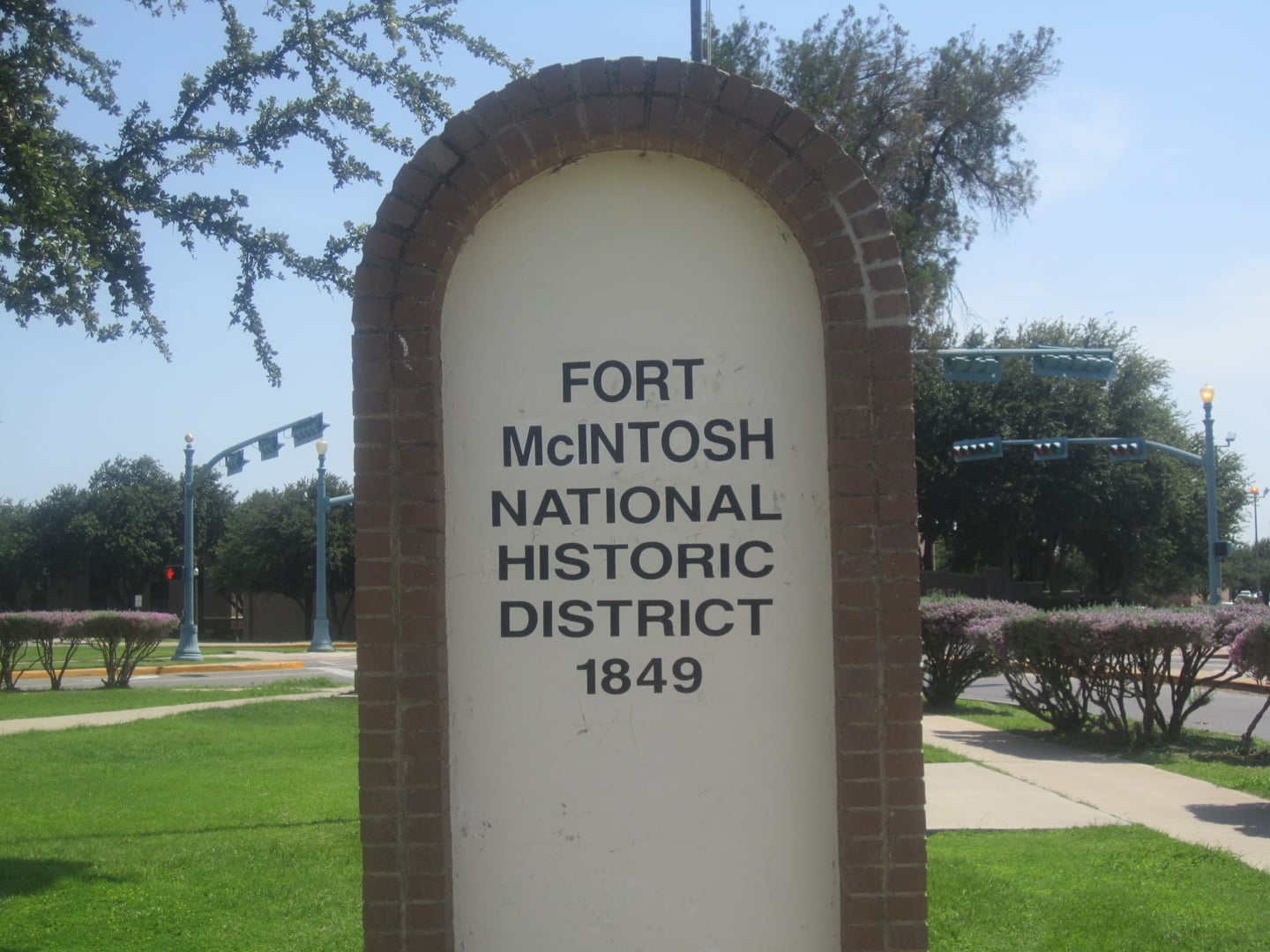 Fort McIntosh National Historic District at Laredo Community College, the 1849-founded U.S. Army post on the Rio Grande in Laredo, Texas