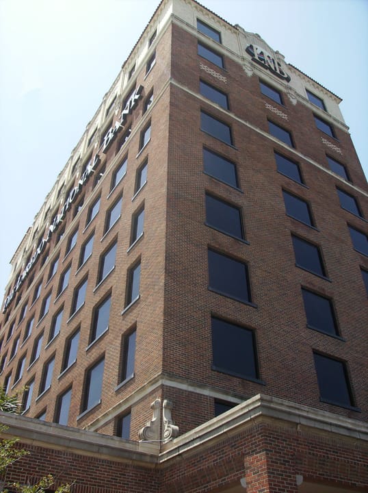 Laredo National Bank headquarters building formally Plaza Hotel in Laredo