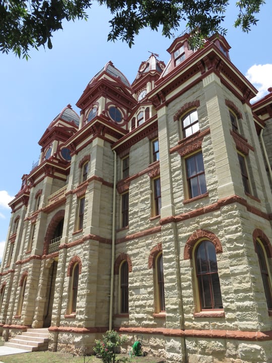 Caldwell County Courthouse in Lockhart, Texas in 2018