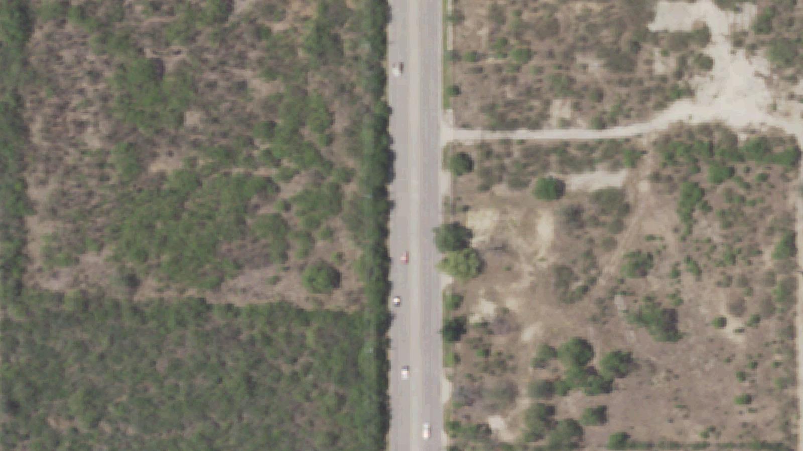 Aerial survey view of Lona China Cemetery (Guzman Burial Ground)
