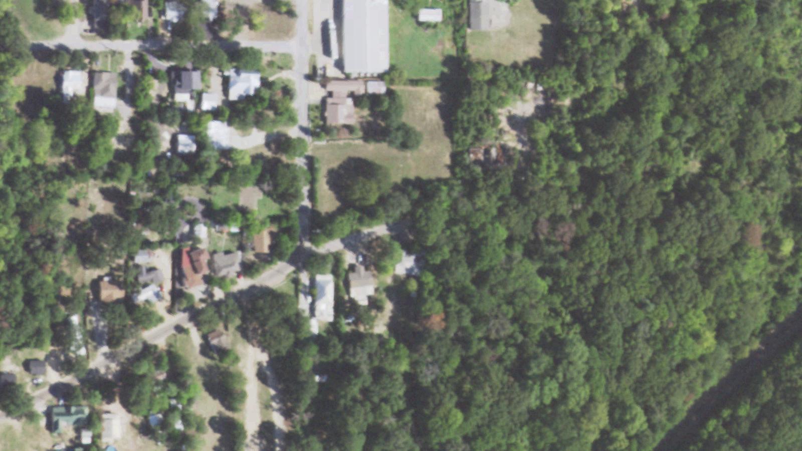 Aerial survey view of Monkey Bridge