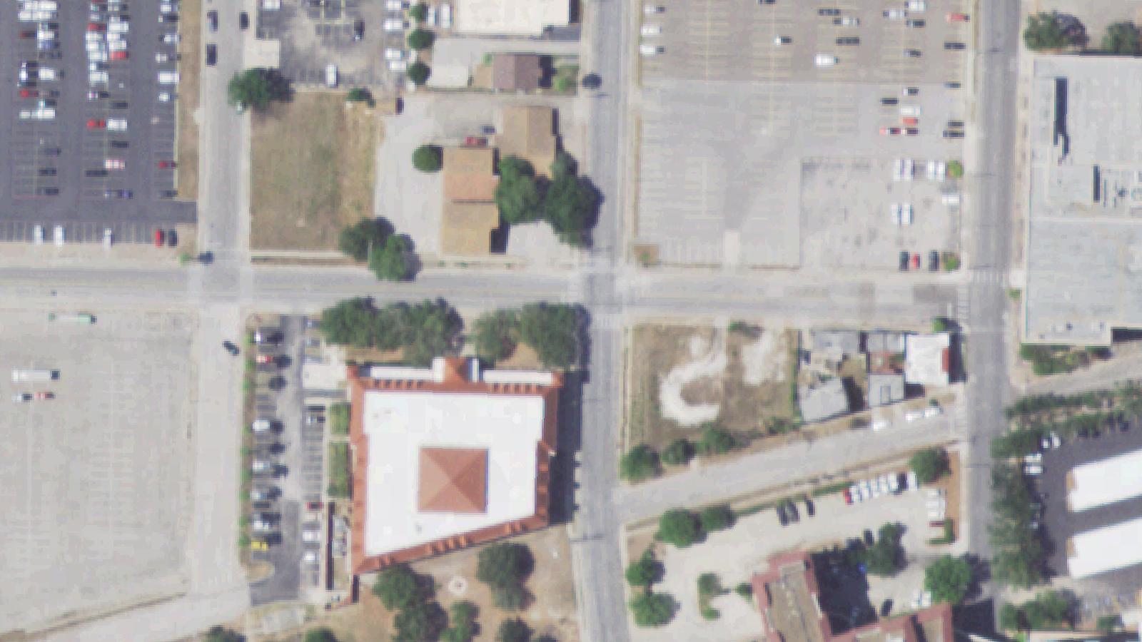 Aerial survey view of Old Bayview Cemetery