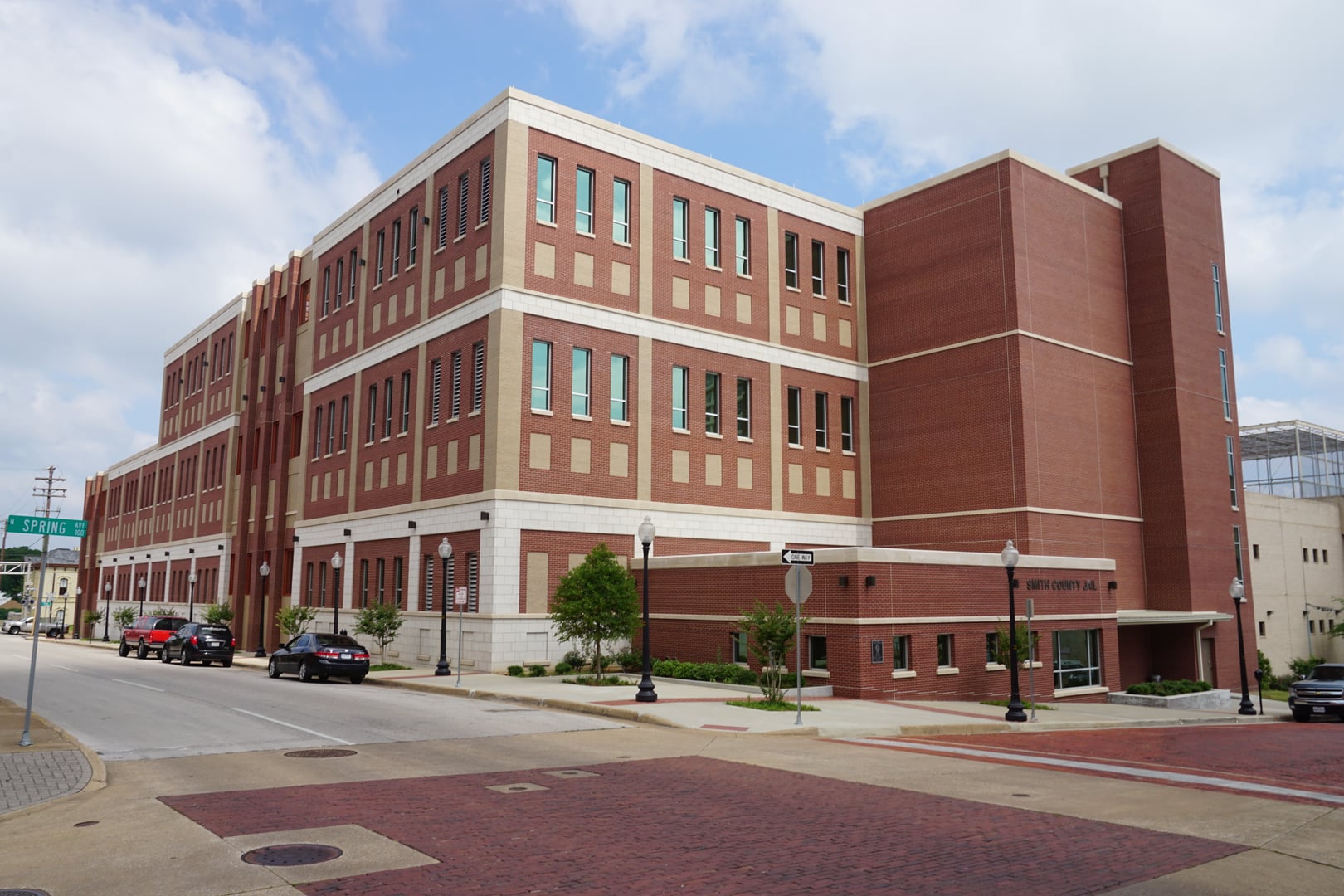 The 1881 Smith County Jail building in downtown Tyler, Texas