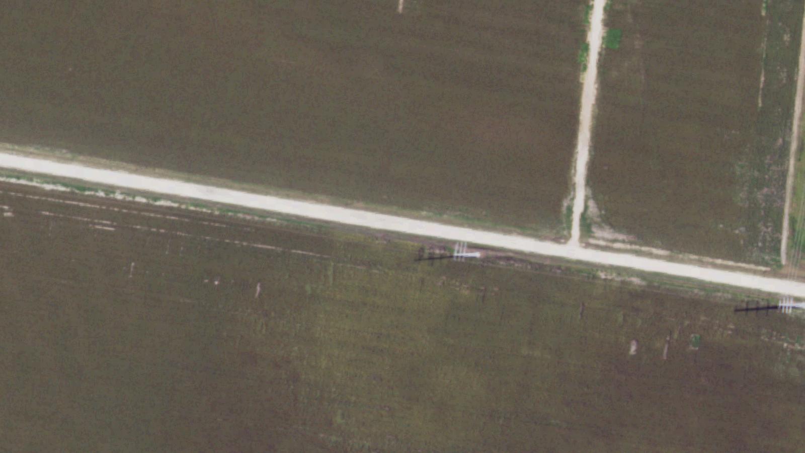 Aerial survey view of Orphanage Road