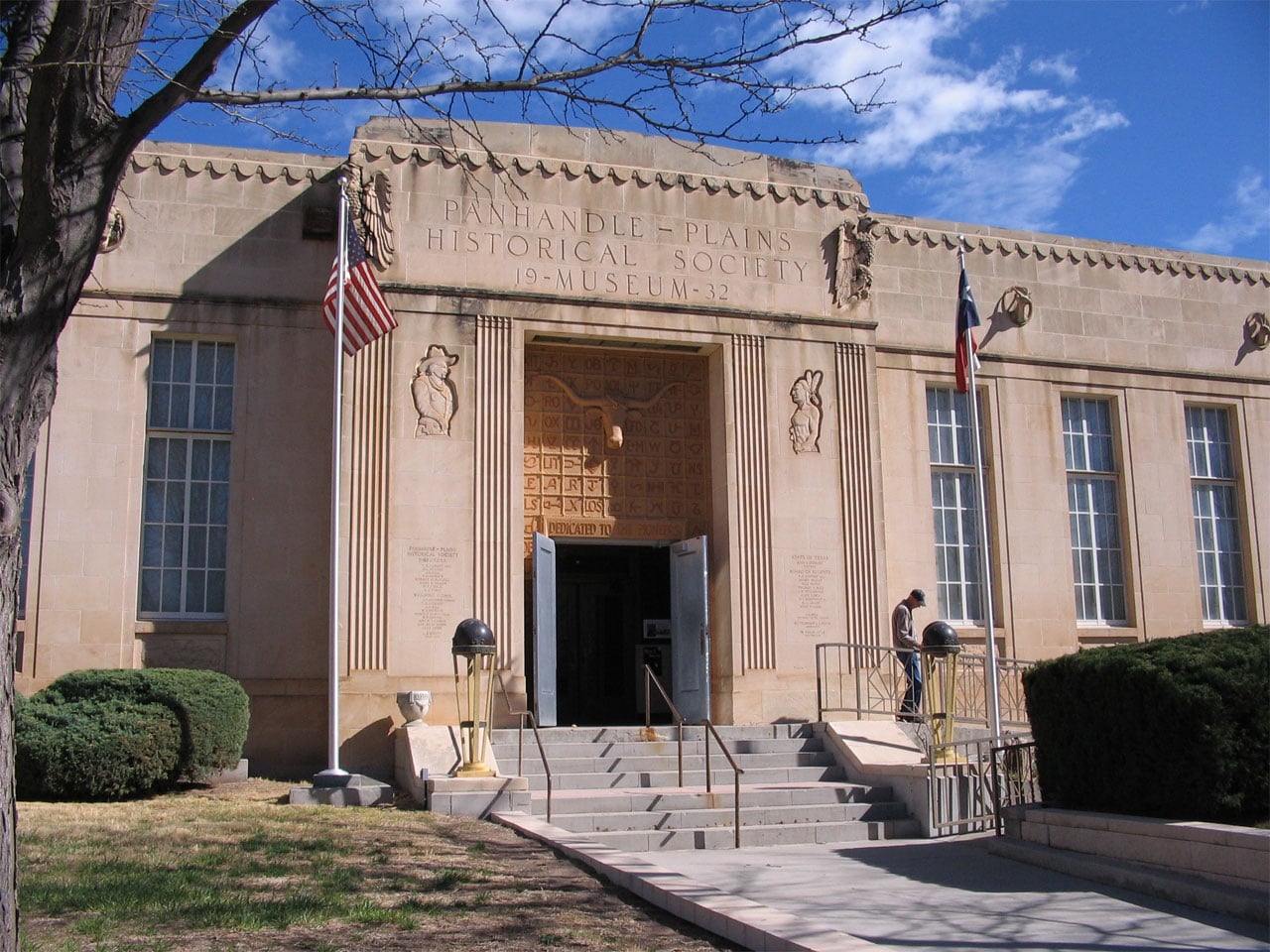Panhandle-Plains Historical Museum building on the West Texas A&M campus in Canyon, Texas