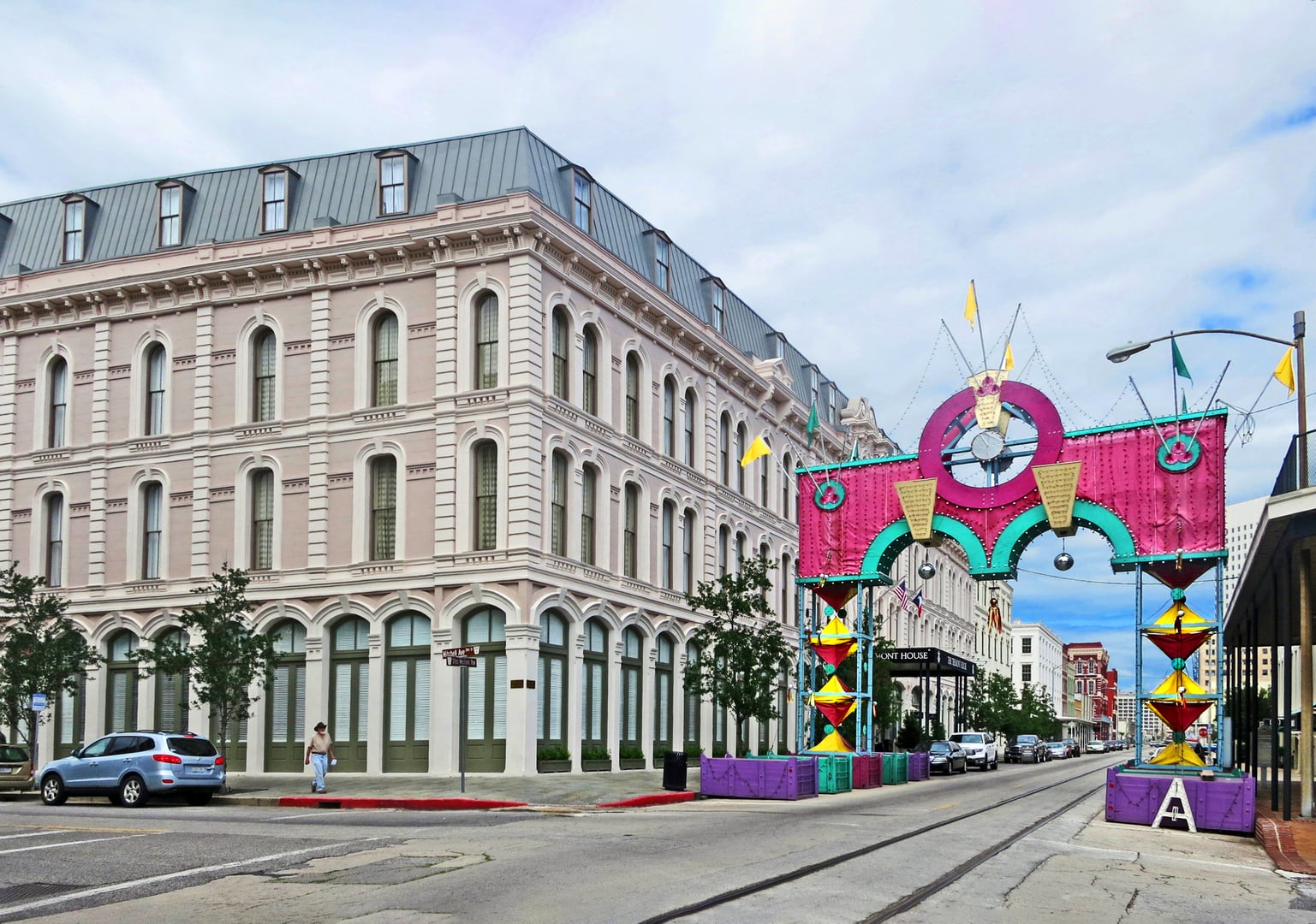 The Leon and H. Blum Building on Galveston's Strand, now operating as the Tremont House Hotel