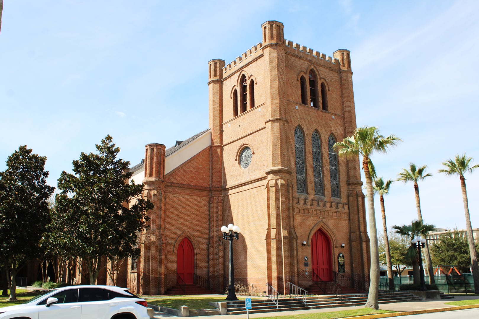 Trinity Episcopal Church and Cemetery in Galveston, Texas — Texas's oldest Episcopal congregation, founded 1841, with cemetery dating to the same year