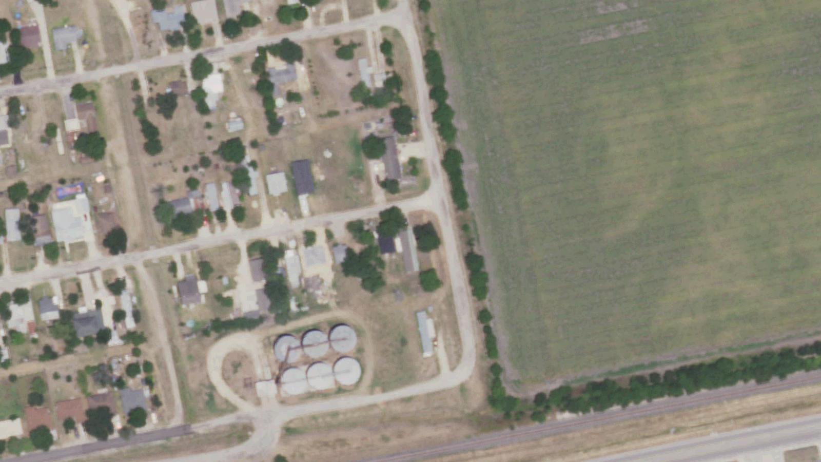 Aerial survey view of Woman Hollering Creek
