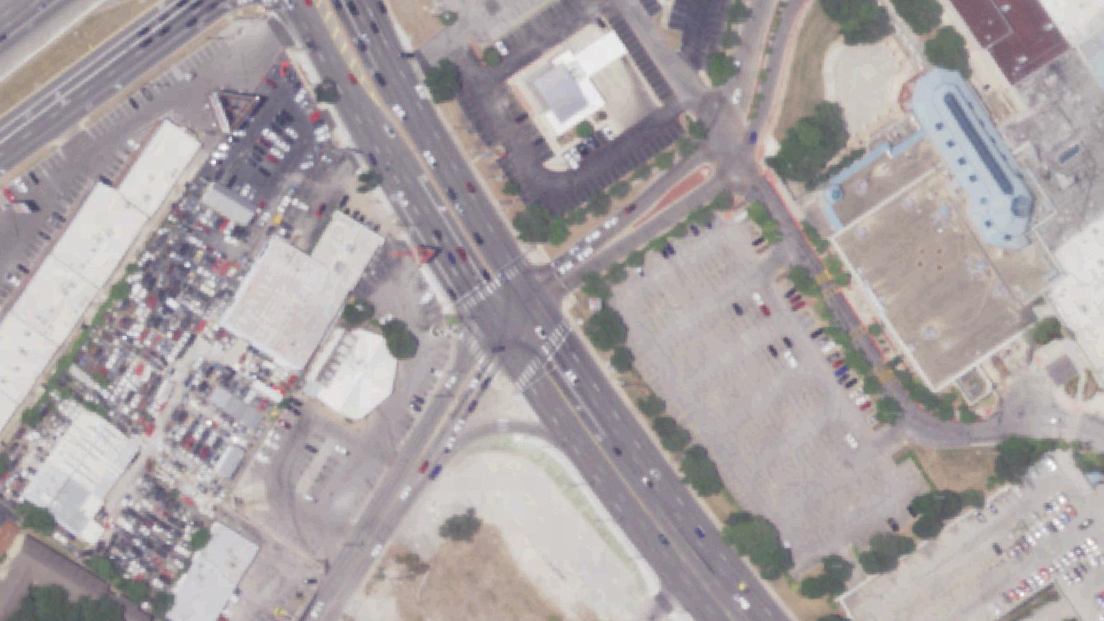 Aerial survey view of Wonderland of the Americas (Former Crossroads Mall)