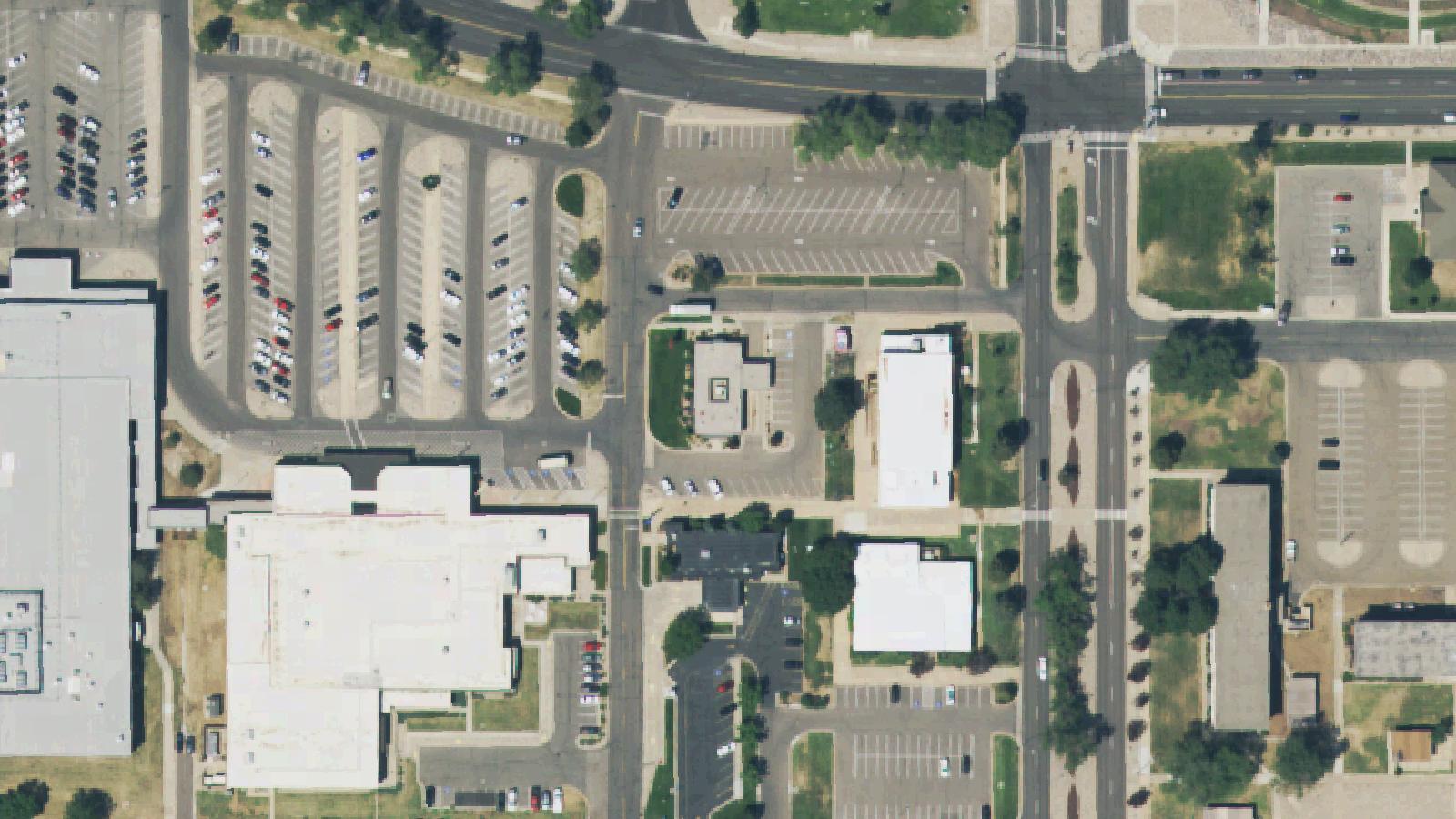 Aerial survey view of BLDG 1205