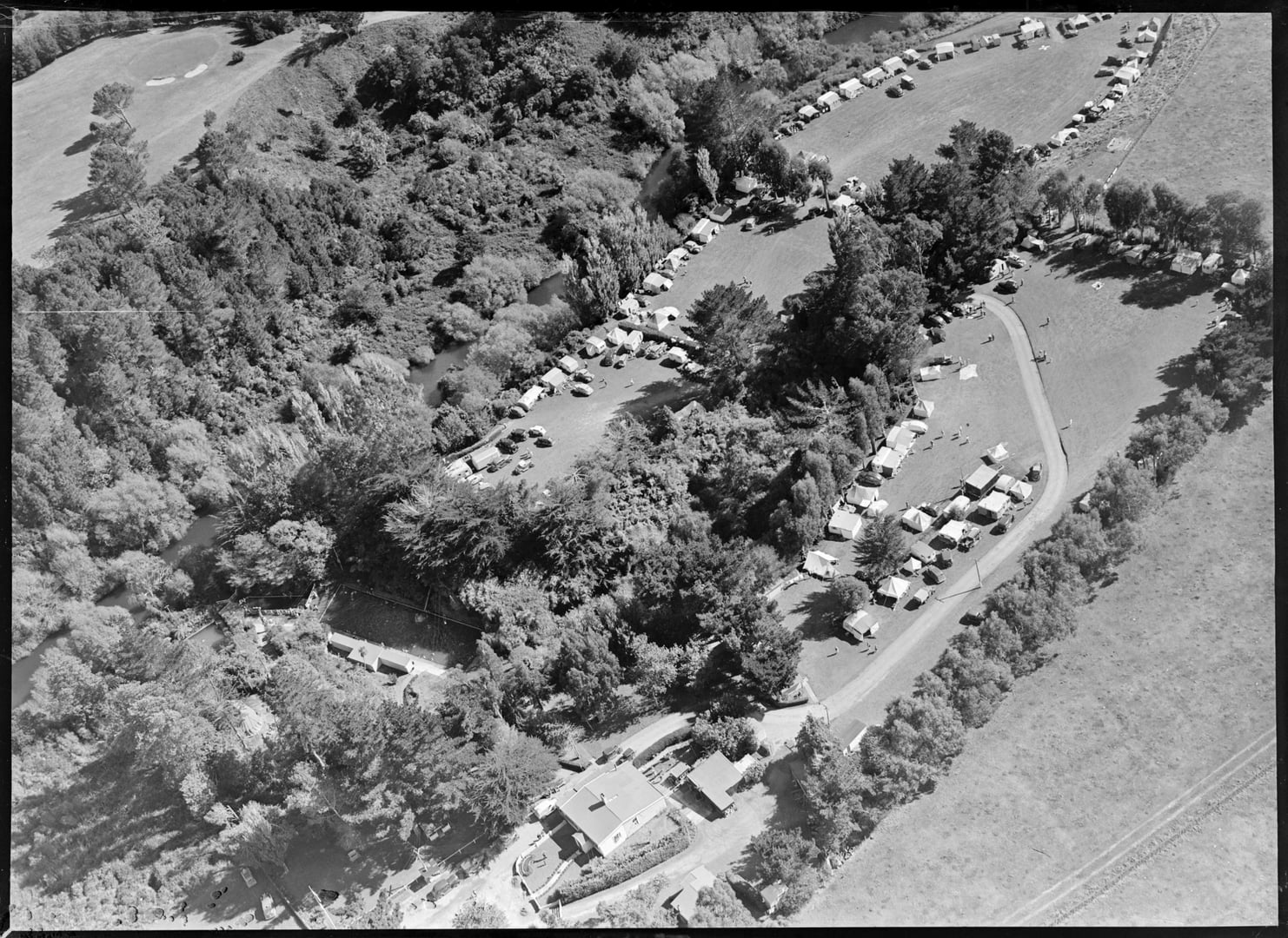 Crystal Springs in 1949, Okauia