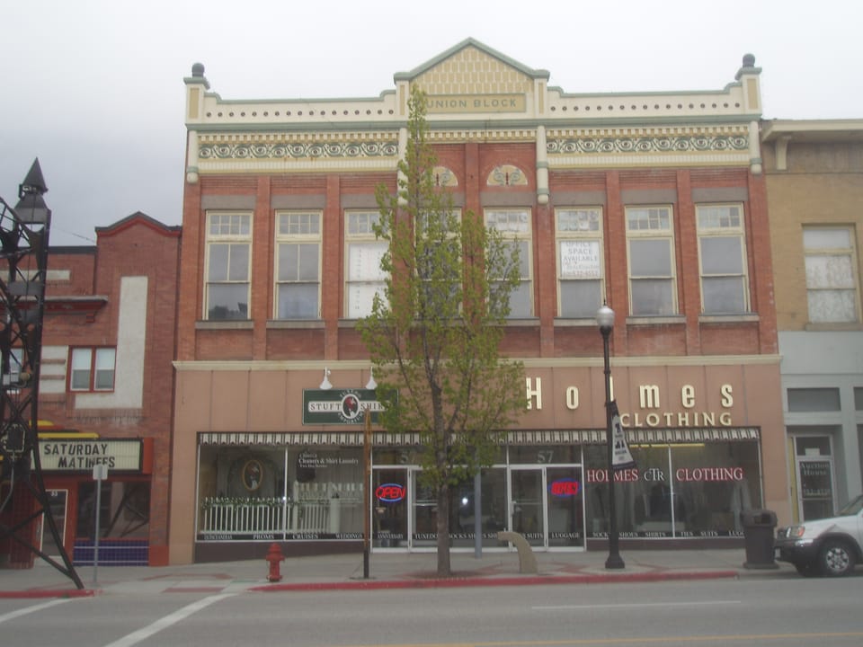 Union Block, a historic building in Brigham City, Utah, United States.