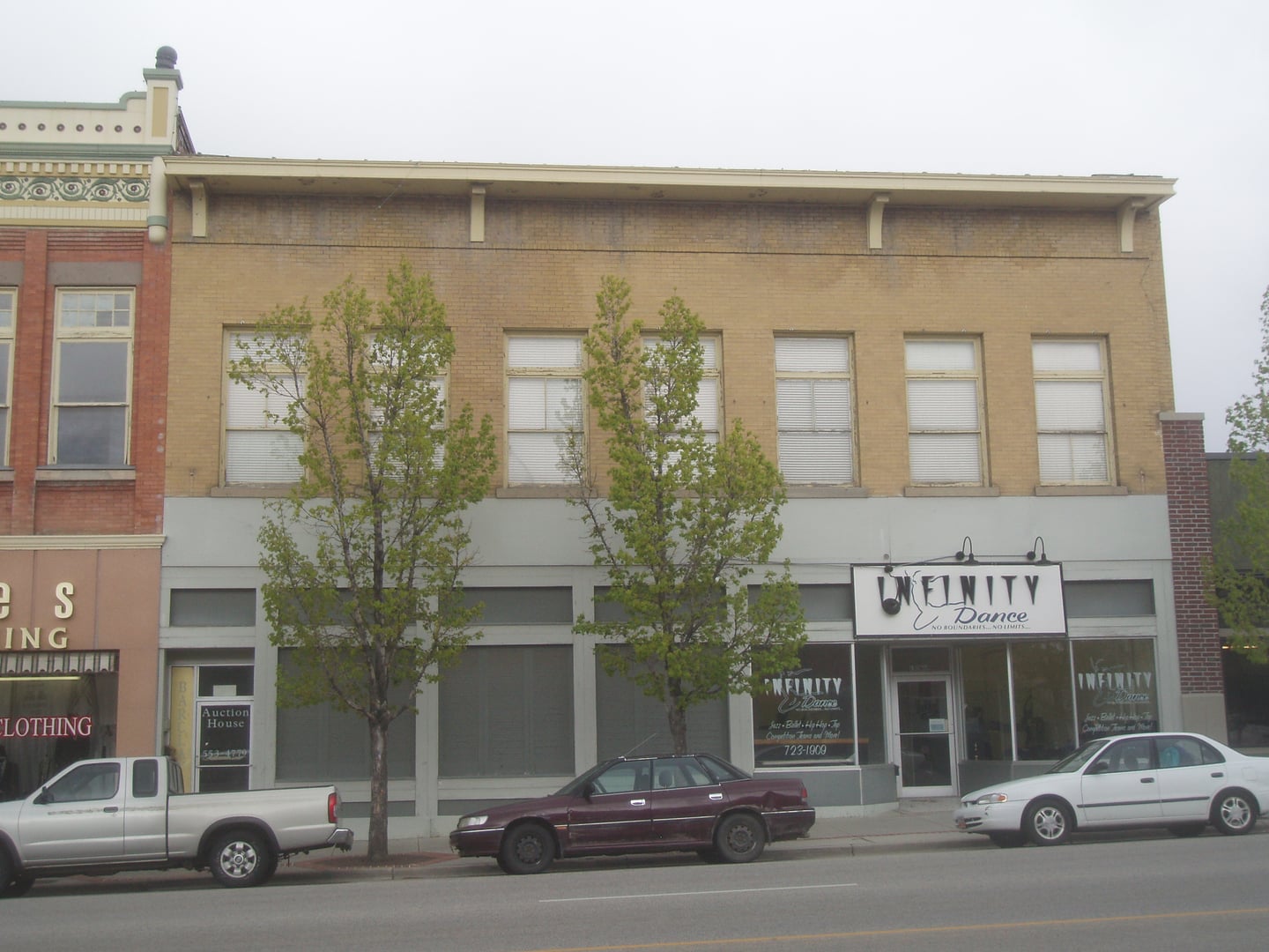 The Howard Hotel, a historic building in Brigham City, Utah, United States.