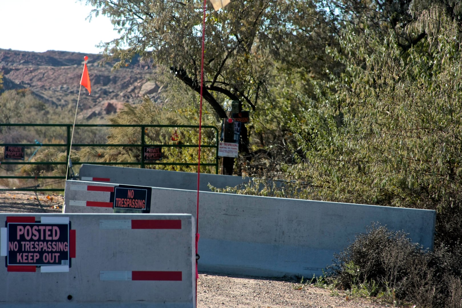 Entrance to Skinwalker Ranch in the Uintah Basin near Ballard, Utah, subject of paranormal research since the 1990s