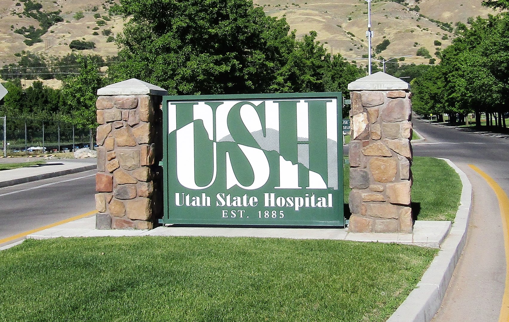 Utah State Hospital campus buildings in Provo, Utah.