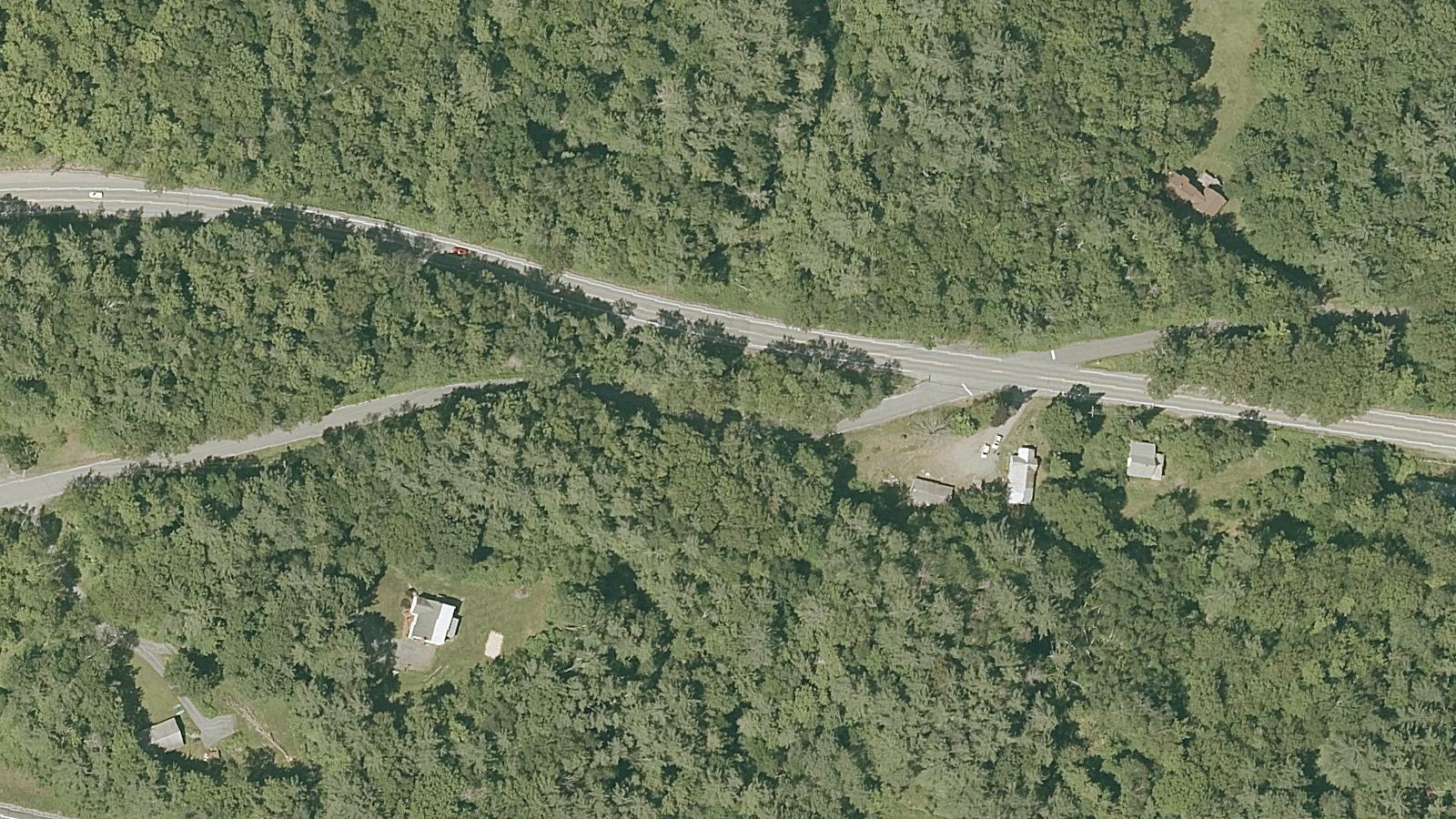 Aerial survey view of West Hartford Railroad Bridge