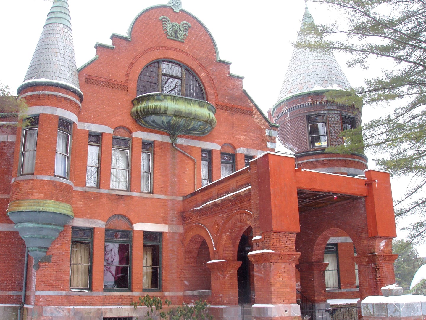 Wilson Castle, the 1885 brick-and-marble mansion in Proctor, Vermont