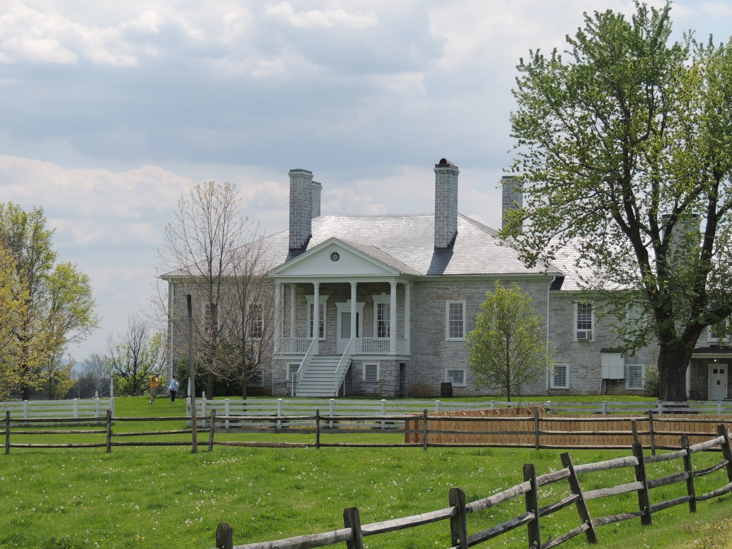 Federal-style Belle Grove plantation house at Port Conway in King George County, Virginia