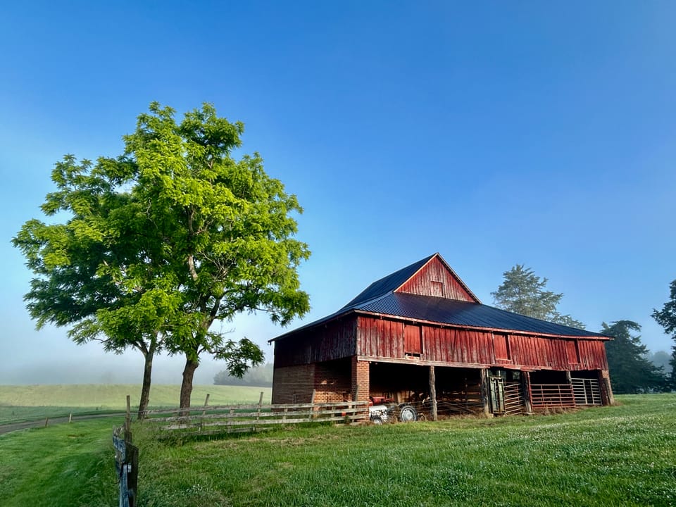 Constructed ca. 1880 the barn includes four levels.