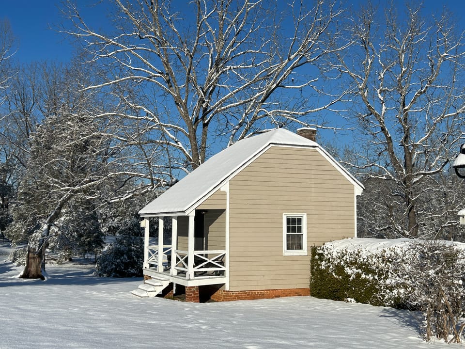 East elevation of the garçonnière at Haw Branch, modified during the late 19th century to serve as a school for the Abercorn Colony.