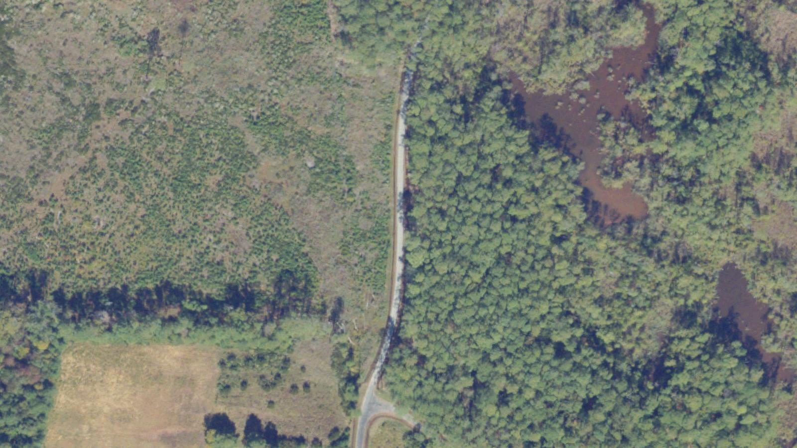 Aerial survey view of Old House Woods