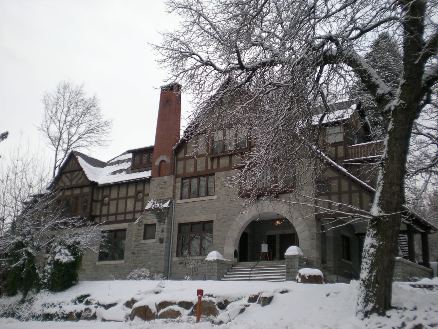 The Tudor Revival Glover Mansion in the Cliff/Cannon neighborhood of Spokane, Washington