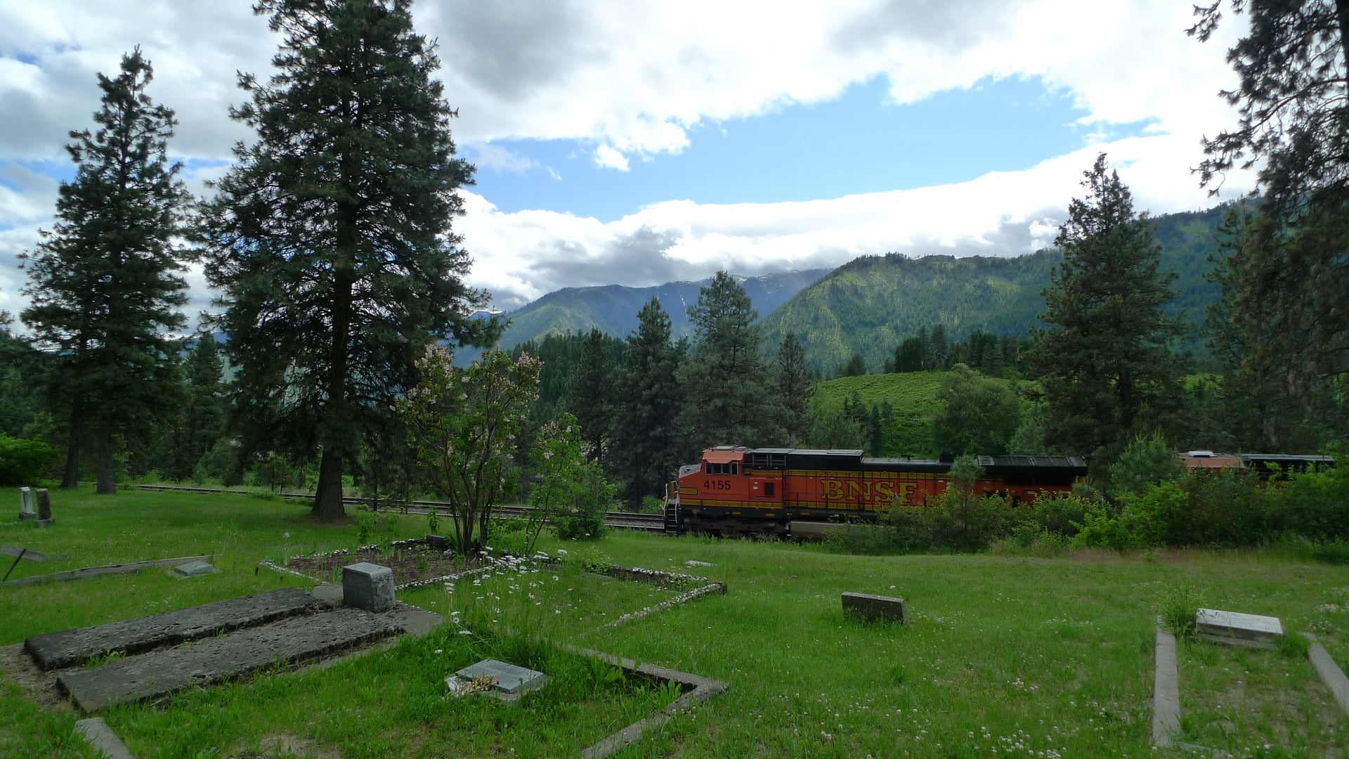 Japanese child grave at Leavenworth Cemetery on North Road Chelan County Washington- "Uki Tajiri Died Jan. 30 1915 aged 1 yr. 3 mos"