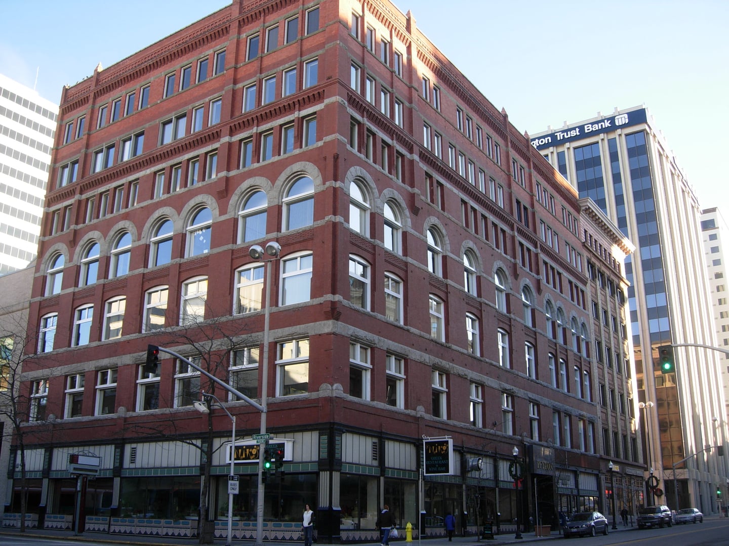 The Peyton Building at Riverside Avenue and Post Street in downtown Spokane, Washington