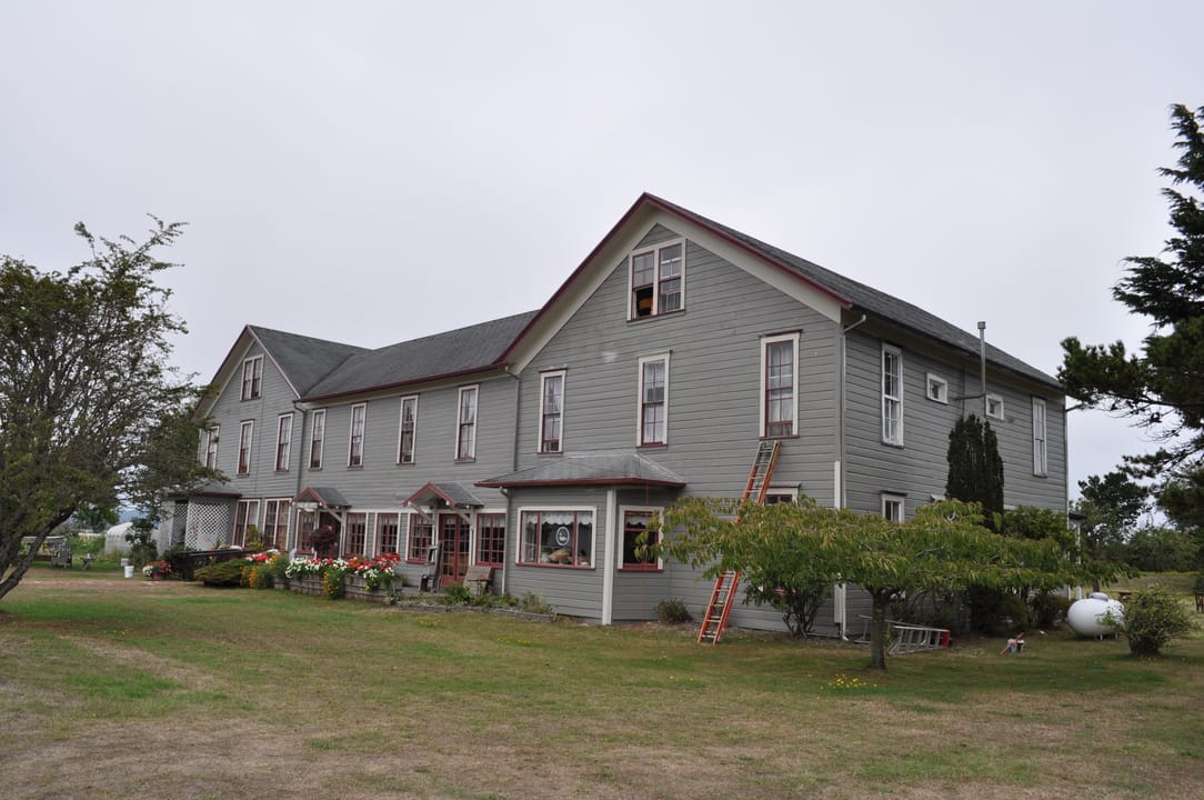 Historic Tokeland Hotel exterior, Washington state's oldest resort hotel, Tokeland, WA
