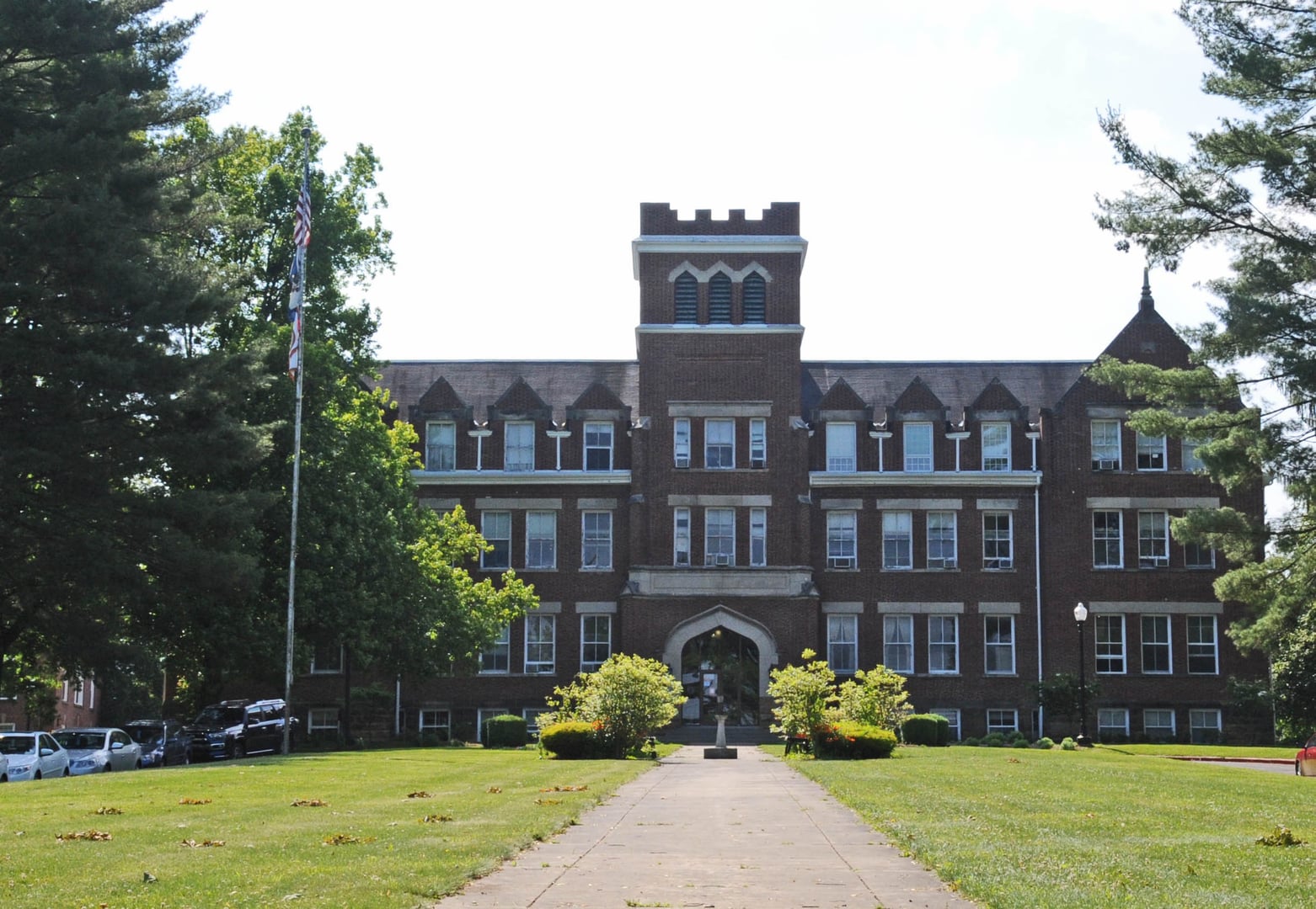 Agnes Howard Hall, the 1895 first dormitory at West Virginia Wesleyan College in Buckhannon