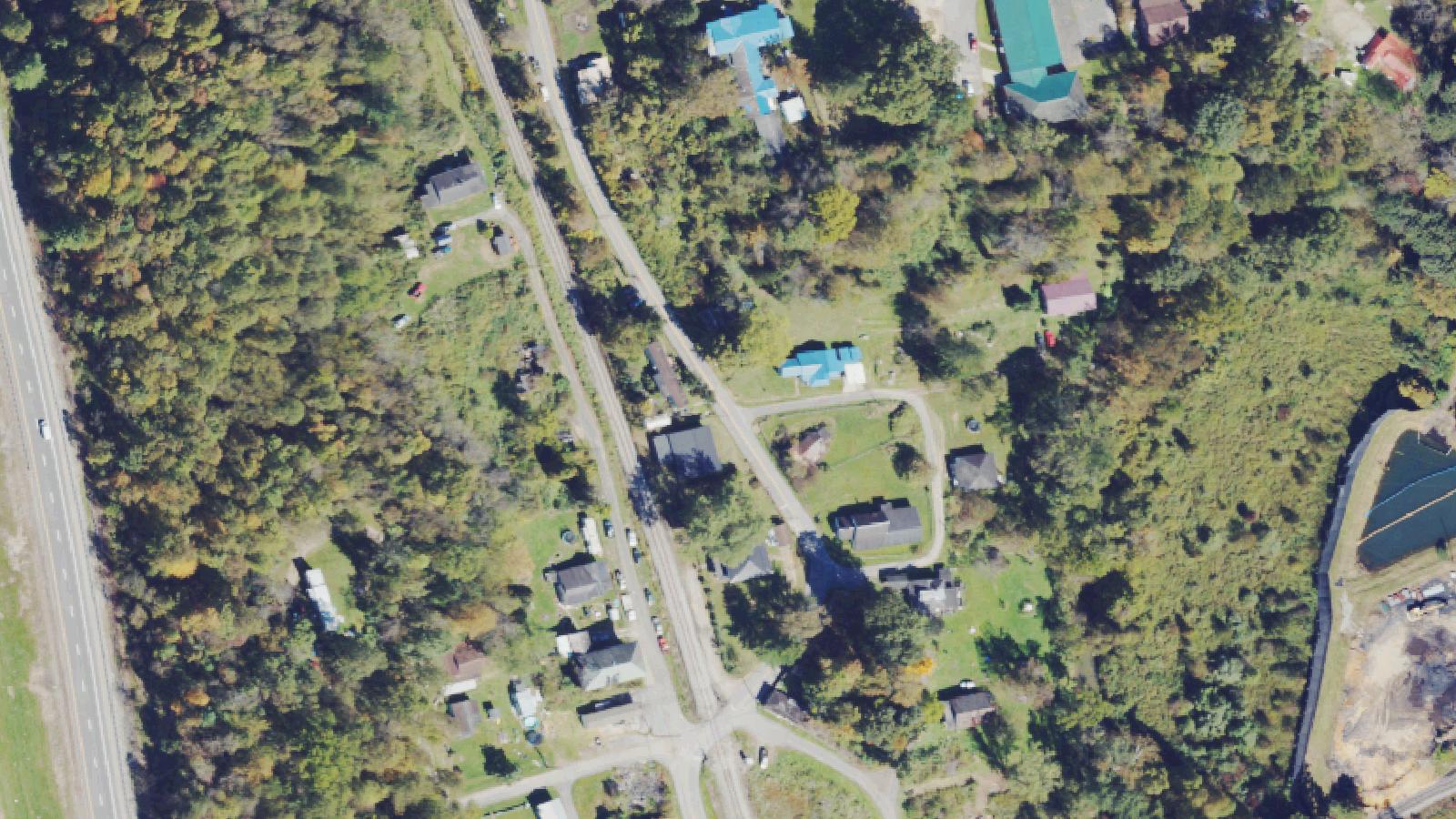 Aerial survey view of Pax Railroad Tracks (Weirwood Headless Ghost)