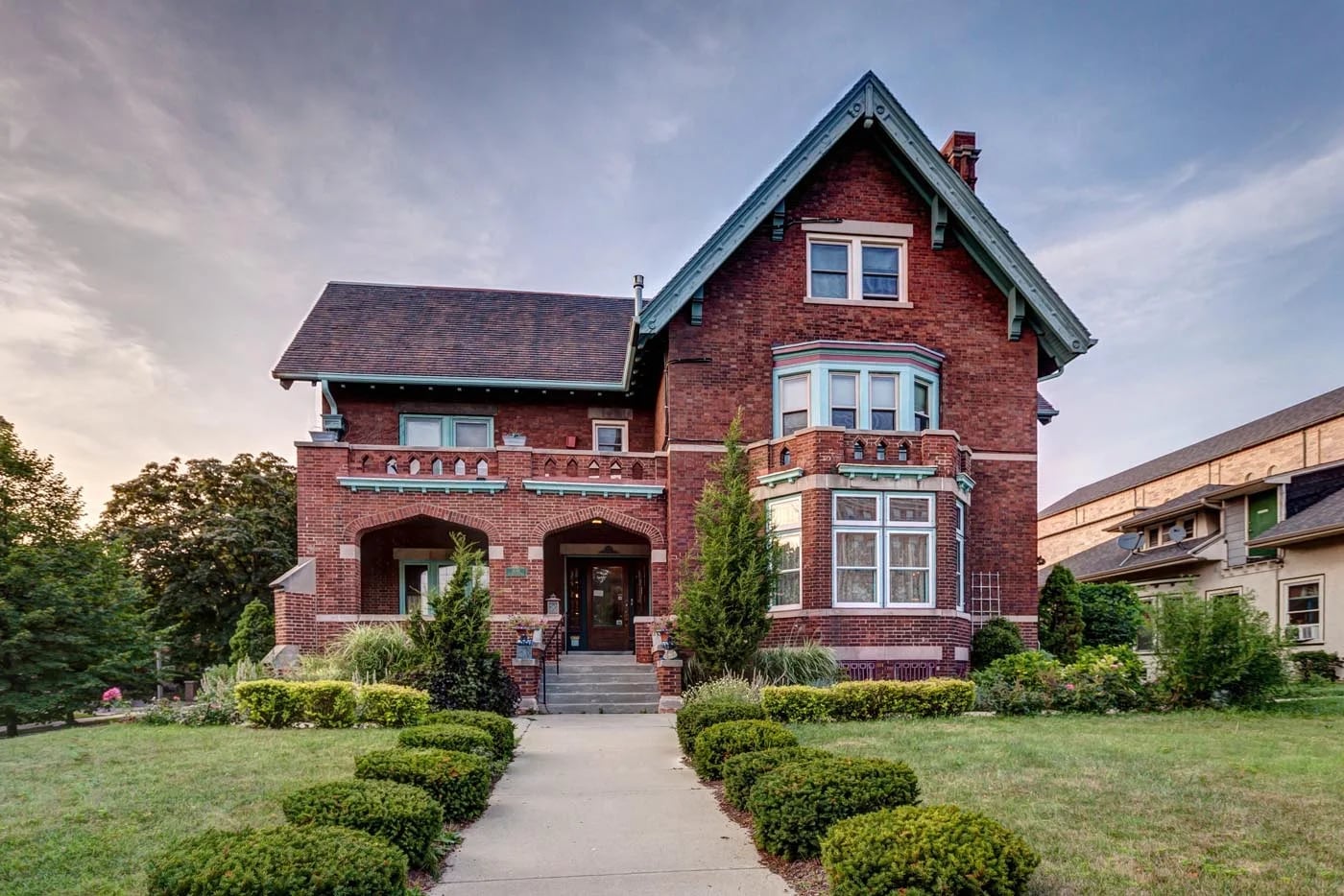 The 1910 Brumder Mansion, an English Arts and Crafts residence on Milwaukee's West Wisconsin Avenue
