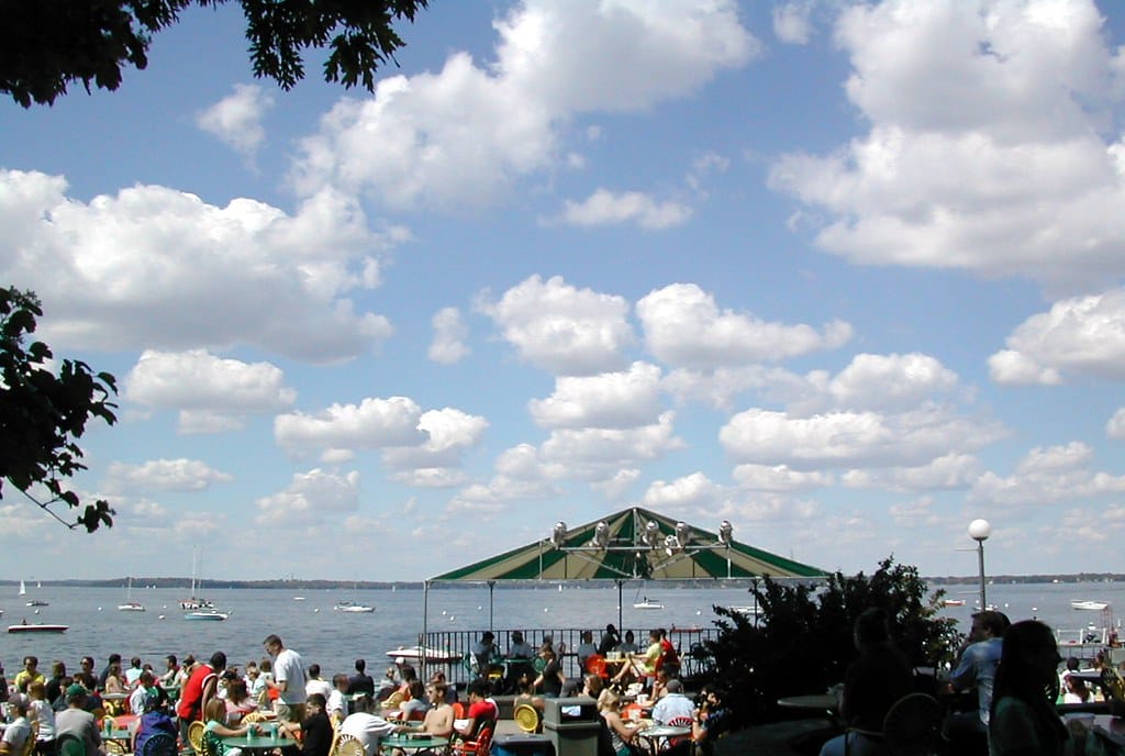 Memorial Union at the University of Wisconsin-Madison on Lake Mendota in Madison, Wisconsin