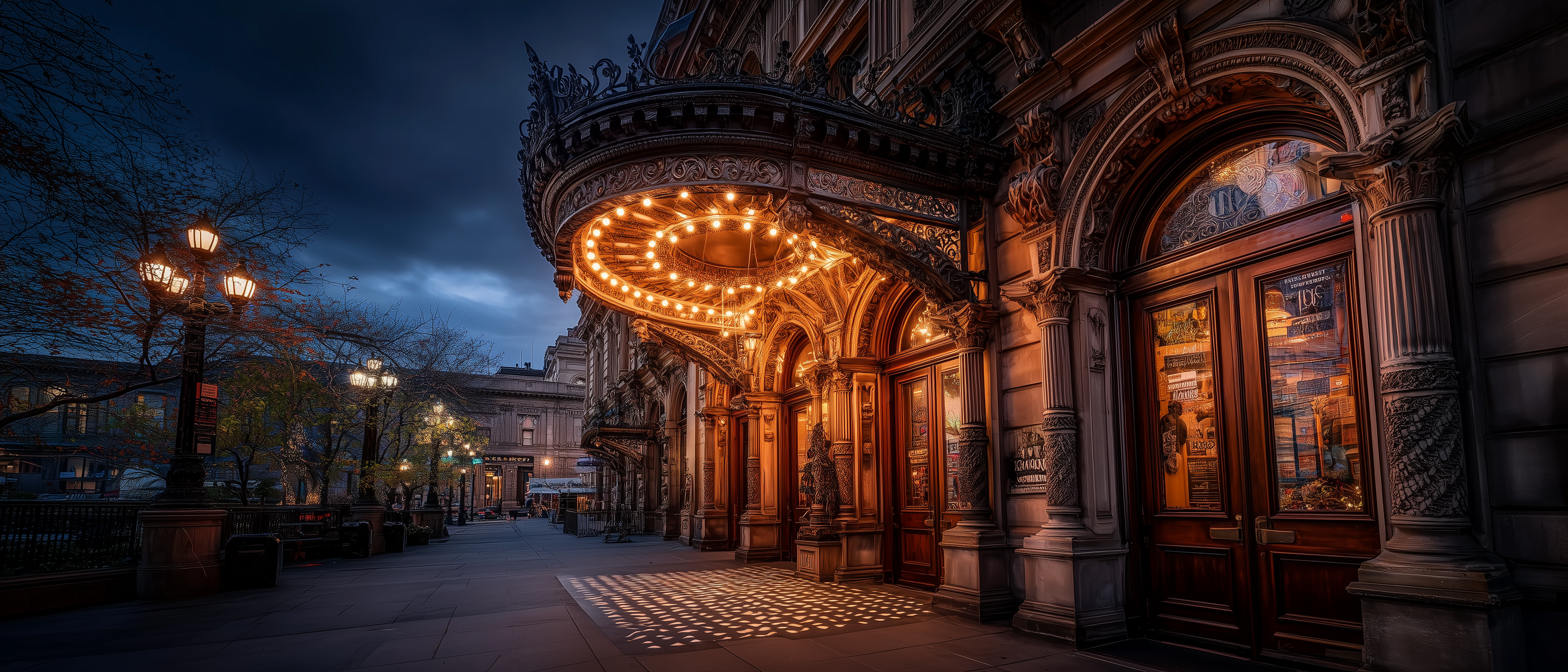 Historic Cameo Theatre building in downtown Magnolia, Arkansas